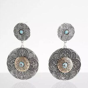 Embossed Western Earring BOUTIQUE BY BKE
